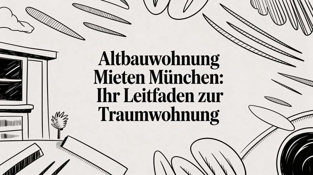Altbauwohnung mieten münchen: Ihr Leitfaden zur Traumwohnung