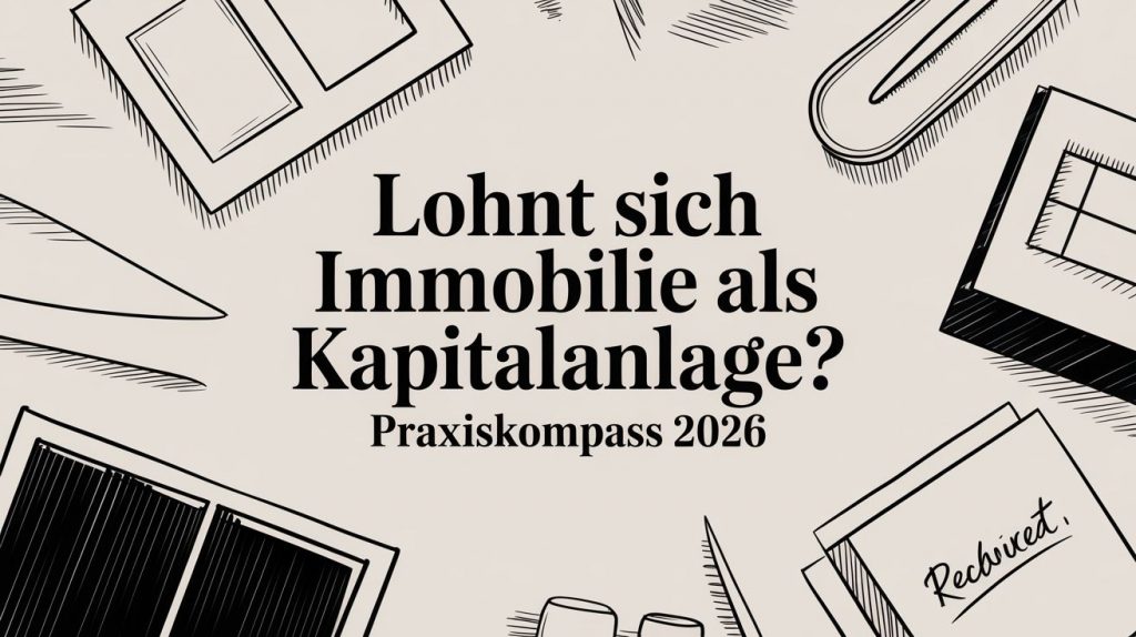 Lohnt sich immobilie als kapitalanlage? Praxiskompass 2026