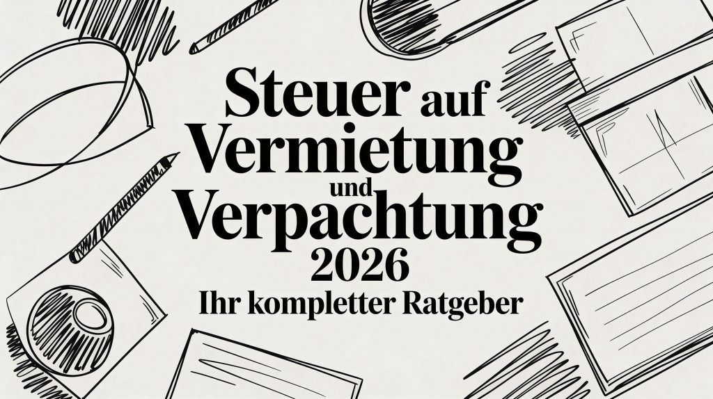 Steuer auf Vermietung und Verpachtung 2026 Ihr kompletter Ratgeber