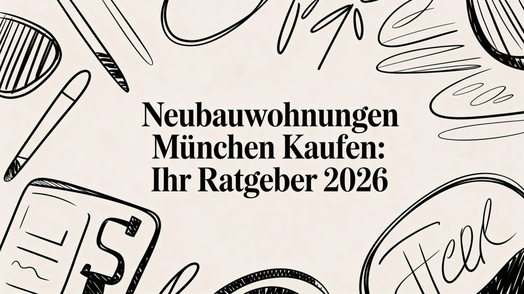 Neubauwohnungen münchen kaufen: Ihr Ratgeber 2026
