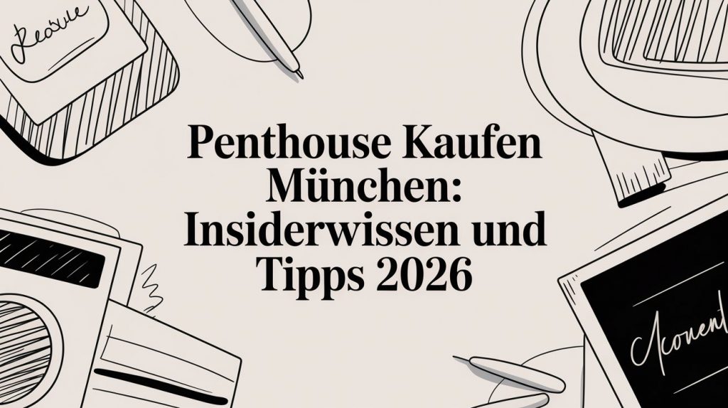 Penthouse kaufen münchen: Insiderwissen und Tipps 2026