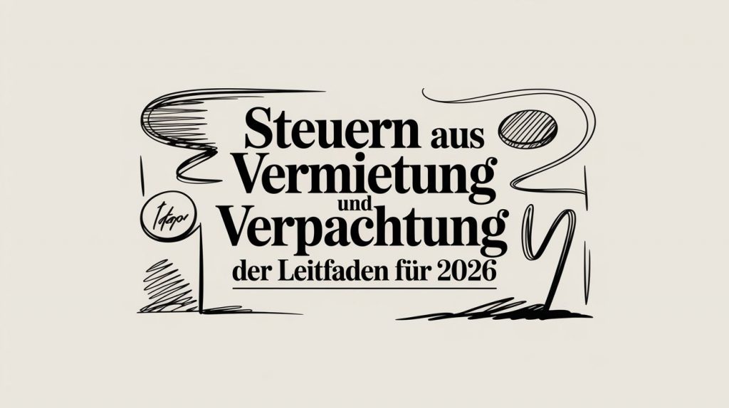 Steuern aus Vermietung und Verpachtung der Leitfaden für 2026